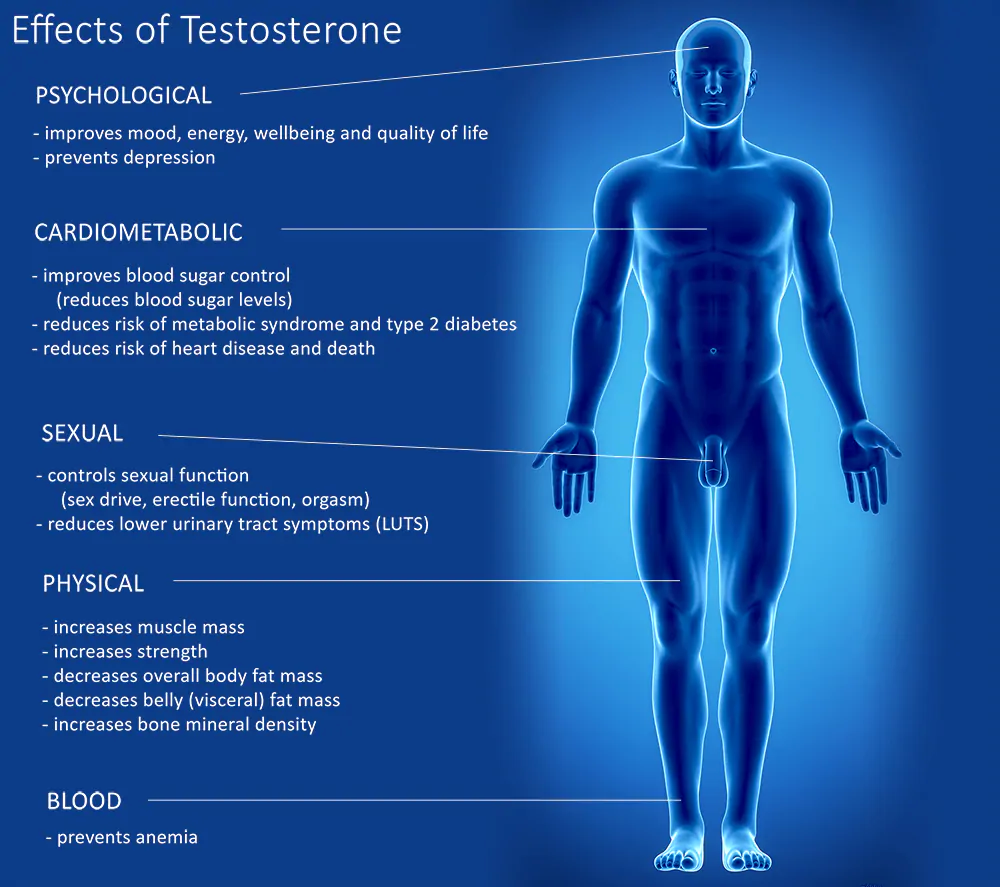 Testosterone problems in men